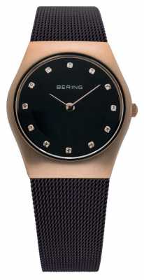 Bering Time Ladies Milanese Brown Mesh Watch 11927-262 Bering Time Ladies Milanese Brown Mesh Watch 11927-262
