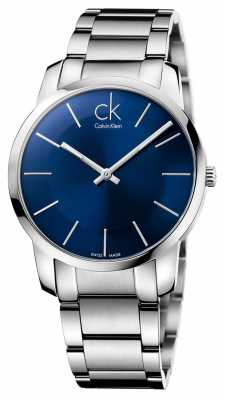 Calvin Klein Mens City Silver Steel Bracelet Watch K2G2114N Calvin Klein Mens City Silver Steel Bracelet Watch K2G2114N