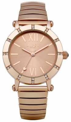 Lipsy Rose Gold Expander Bracelet Watch LP100 Lipsy Rose Gold Expander Bracelet Watch LP100
