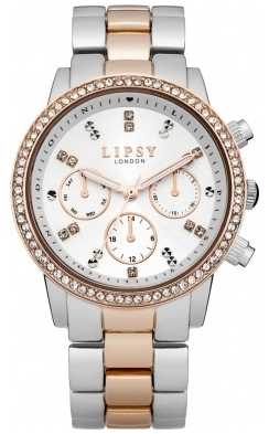 Lipsy Ladies White and Two Tone Bracelet Watch LP161 Lipsy Ladies White and Two Tone Bracelet Watch LP161