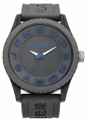 Superdry Mens Tokyo Grey Silicone Strap Watch SYG145E Superdry Mens Tokyo Grey Silicone Strap Watch SYG145E