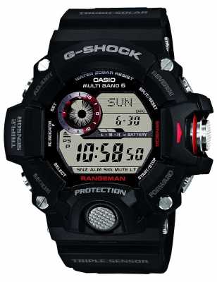 Casio Mens Rangeman Radio Controlled G-Shock GW-9400-1ER Casio Mens Rangeman Radio Controlled G-Shock GW-9400-1ER