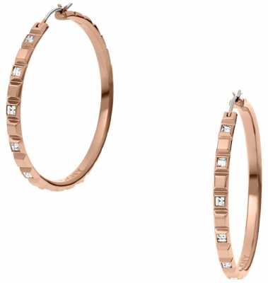 DKNY Ladies Urban Essentials Rose Gold Tone Earrings NJ2115791 DKNY Ladies Urban Essentials Rose Gold Tone Earrings NJ2115791