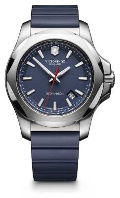 Victorinox Swiss Army I.N.O.X. Blue Rubber Strap Mens 241688.1 Victorinox Swiss Army I.N.O.X. Blue Rubber Strap Mens 241688.1