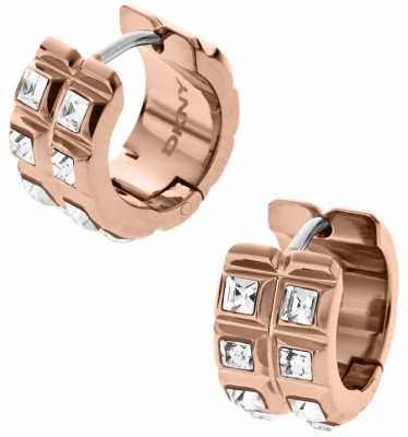 DKNY Rose Gold plated Urban Essentials Earrings NJ2112791 DKNY Rose Gold plated Urban Essentials Earrings NJ2112791