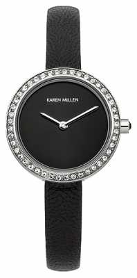 Karen Millen Ladies' All Black Classic Watch KM146B Karen Millen Ladies' All Black Classic Watch KM146B