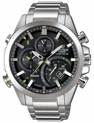 Casio Edifice Bluetooth Sync Tough Solar Smartwatch Black EQB-500D-1AER Casio Edifice Bluetooth Sync Tough Solar Smartwatch Black EQB-500D-1AER
