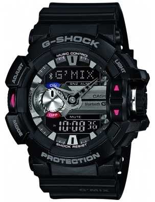 Casio Mens G-Shock G'MIX Bluetooth 4.0 Smartwatch GBA-400-1AER Casio Mens G-Shock G'MIX Bluetooth 4.0 Smartwatch GBA-400-1AER