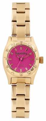 Superdry Ladies Mini Pink Gold Bracelet Watch SYL158PGM Superdry Ladies Mini Pink Gold Bracelet Watch SYL158PGM