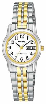 Lorus Two-Tone Bracelet Strap Watch RXU11AX9 Lorus Two-Tone Bracelet Strap Watch RXU11AX9
