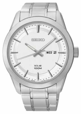 Seiko Seiko Solar Stainless Steel Mens Watch SNE359P1 Seiko Seiko Solar Stainless Steel Mens Watch SNE359P1