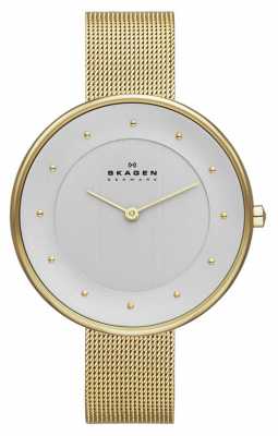 Skagen Ladies' Gold Tone Mesh Watch SKW2141 Skagen Ladies' Gold Tone Mesh Watch SKW2141