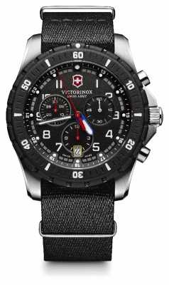 Victorinox Swiss Army Mens Maverick Sport Chronograph Black Dial Canvas Strap 241678.1 Victorinox Swiss Army Mens Maverick Sport Chronograph Black Dial Canvas Strap 241678.1