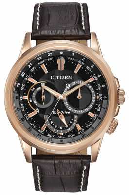 Citizen Mens Calendrier Rose Tone Eco-Drive Chronograph Watch BU2023-04E Citizen Mens Calendrier Rose Tone Eco-Drive Chronograph Watch BU2023-04E