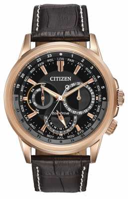 Citizen Mens Calendrier Rose Tone Eco-Drive Chronograph Watch BU2023-04E Citizen Mens Calendrier Rose Tone Eco-Drive Chronograph Watch BU2023-04E