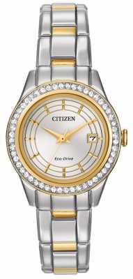 Citizen Eco-Drive Silhouette Crystal Womens Watch FE1124-58A Citizen Eco-Drive Silhouette Crystal Womens Watch FE1124-58A