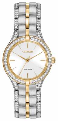 Citizen Womens' Silhouette Crystal Eco-Drive Watch FE2064-52A Citizen Womens' Silhouette Crystal Eco-Drive Watch FE2064-52A