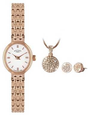 Rotary Ladies Timepieces Gold Plated Watch LB02085/02/SET Rotary Ladies Timepieces Gold Plated Watch LB02085/02/SET