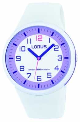 Lorus White Rubber Quartz Analog Watch RRX61DX9 Lorus White Rubber Quartz Analog Watch RRX61DX9