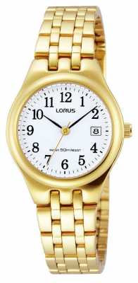 Lorus Date Gold Plated Bracelet Strap Watch RH786AX9 Lorus Date Gold Plated Bracelet Strap Watch RH786AX9