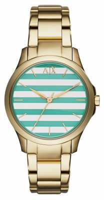 Armani Exchange Hampton Ladies Smart Gold Bracelet AX5233 Armani Exchange Hampton Ladies Smart Gold Bracelet AX5233
