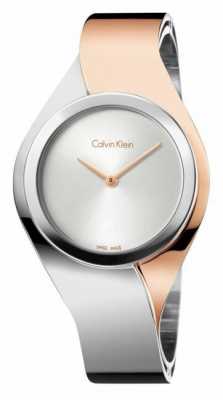 Calvin Klein Womens Senses, Two Tone, Rose Gold (Medium) K5N2M1Z6 Calvin Klein Womens Senses, Two Tone, Rose Gold (Medium) K5N2M1Z6