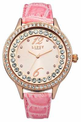Lipsy Ladies Pink PU Leather Strap Watch LP338 Lipsy Ladies Pink PU Leather Strap Watch LP338