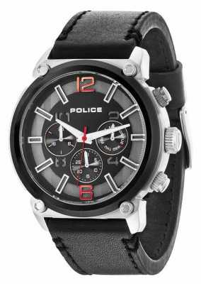 Police Mens Armor Black Chronograph Watch 14378JSTB/02 Police Mens Armor Black Chronograph Watch 14378JSTB/02