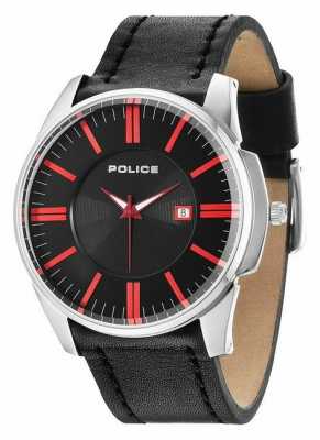 Police Mens Gouverneur schwarze Uhr 14384JS/02 Police Mens Gouverneur schwarze Uhr 14384JS/02