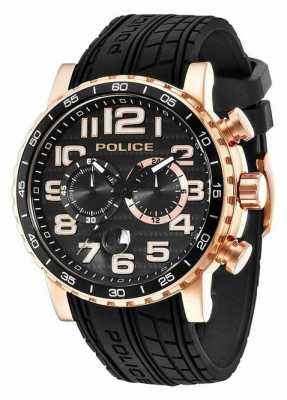 Police Mens Powerslide Rose Tone Watch 14443JSR/02P Police Mens Powerslide Rose Tone Watch 14443JSR/02P