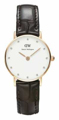 Daniel Wellington Womens Classy York 26mm Rose Gold Black Strap DW00100061 Daniel Wellington Womens Classy York 26mm Rose Gold Black Strap DW00100061