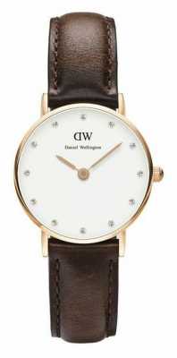 Daniel Wellington Womens Classy Bristol 26mm Rose Gold Leather DW00100062 Daniel Wellington Womens Classy Bristol 26mm Rose Gold Leather DW00100062