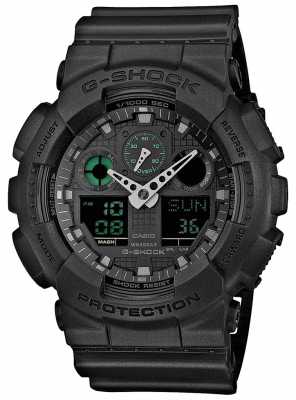 Casio G-Shock Stealth Green Black Mens World Timer GA-100MB-1AER Casio G-Shock Stealth Green Black Mens World Timer GA-100MB-1AER