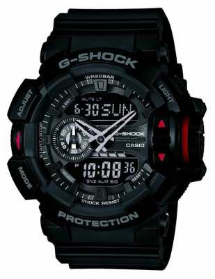 Casio Mens G-Shock Black Chronograph Watch GA-400-1BER Casio Mens G-Shock Black Chronograph Watch GA-400-1BER