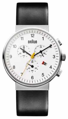 Braun Unisex Classic Chronograph Watch BN0035WHBKG Braun Unisex Classic Chronograph Watch BN0035WHBKG