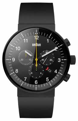 Braun Mens Prestige Black Chronograph Watch BN0095BKBKBKG Braun Mens Prestige Black Chronograph Watch BN0095BKBKBKG