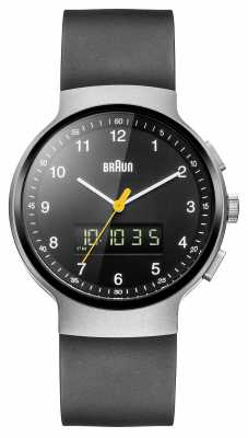 Braun Gent's Silver Classic Ana-Digi Watch BN0159SLBKBKG Braun Gent's Silver Classic Ana-Digi Watch BN0159SLBKBKG