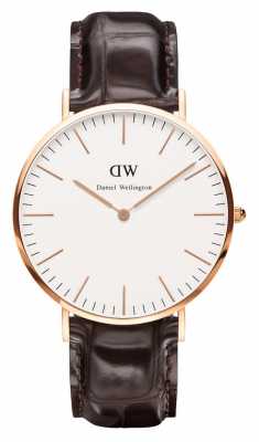 Daniel Wellington Mens Classic York 40mm Rose Gold DW00100011 Daniel Wellington Mens Classic York 40mm Rose Gold DW00100011