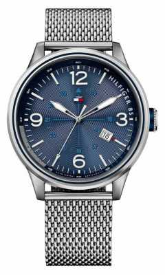 Tommy Hilfiger Mens Peter Watch With Mesh Bracelet 1791106 Tommy Hilfiger Mens Peter Watch With Mesh Bracelet 1791106