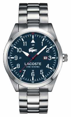 Lacoste Mens Montreal Stainless Steel Bracelet Blue Dial 2010783 Lacoste Mens Montreal Stainless Steel Bracelet Blue Dial 2010783