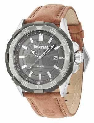 Timberland Mens Paugus Brown Leather Strap 14098JSTU/61 Timberland Mens Paugus Brown Leather Strap 14098JSTU/61