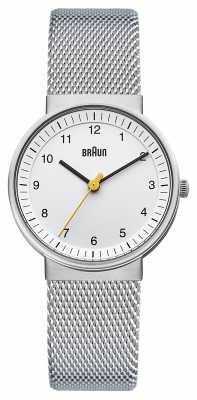 Braun Ladies Silver White Watch BN0031WHSLMHL Braun Ladies Silver White Watch BN0031WHSLMHL