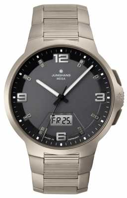 Junghans Mens Voyager Mega MF, Titanium 056/2512.44 Junghans Mens Voyager Mega MF, Titanium 056/2512.44