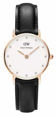 Daniel Wellington Womens Classy Sheffield 26mm Rose Gold Black DW00100060 Daniel Wellington Womens Classy Sheffield 26mm Rose Gold Black DW00100060