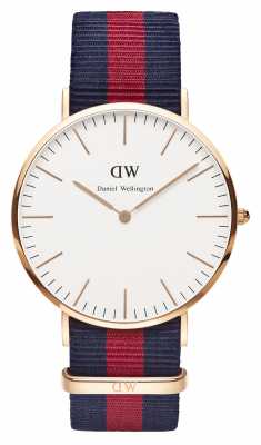 Daniel Wellington Mens Classic Oxford 40mm Rose Gold Navy Strap DW00100001 Daniel Wellington Mens Classic Oxford 40mm Rose Gold Navy Strap DW00100001
