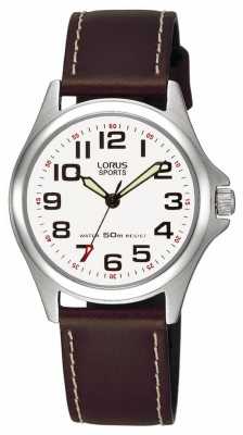 Lorus Leather Strap Sports Watch RRS51LX9 Lorus Leather Strap Sports Watch RRS51LX9