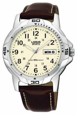Lorus Brown Leather Strap RXN49BX9 Lorus Brown Leather Strap RXN49BX9