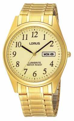 Lorus Gold Plated Expanding Bracelet RXN98AX9 Lorus Gold Plated Expanding Bracelet RXN98AX9