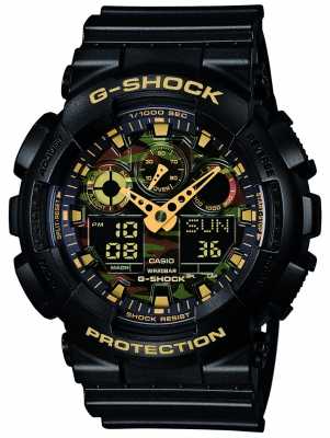 Casio G-Shock Chronograph Alarm Camouflage Dial GA-100CF-1A9ER Casio G-Shock Chronograph Alarm Camouflage Dial GA-100CF-1A9ER