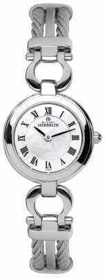 Michel Herbelin Womens Steel Cable Bracelet Watch 17422/B29 Michel Herbelin Womens Steel Cable Bracelet Watch 17422/B29